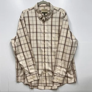 Cabela's Plaid Button Down Shirt Long Sleeve Cotton XL - Picture 1 of 12