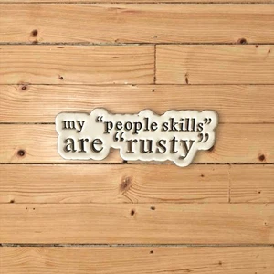 My "People Skills" Are "Rusty" Supernatural TV Show - Humor - Enamel Pin - Picture 1 of 1