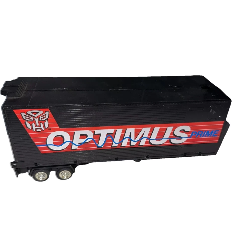 Vintage G2 Optimus Prime Trailer Only 1992 Transformers Incomplete - Black - Image 1 of 4