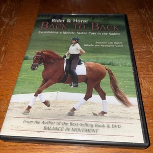 Rider and Horse Back-to-Back - Susanne von Dietze DVD Establishing Core Saddle - Foto 1 di 2