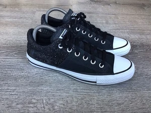 Converse All Star 566312C Black Glitzy Casual Shoes Sneakers Size 9 Glitter - Picture 1 of 12