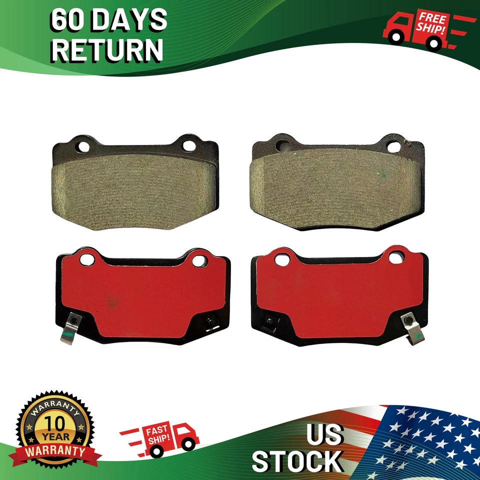 REAR Ceramic Brake Pads for Chevrolet Camaro 2016 - 2022/Corvette 2014 - 2019 - Image 1 of 4