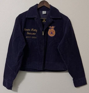 90s FFA Treasurer Texas District III Association Cord Jacket Size 38 - Bild 1 von 10