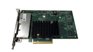MJFDP Dell LSI 9201-16e Quad Port 6Gbps PCIe 2.0 SAS HBA Full Height - Picture 1 of 4