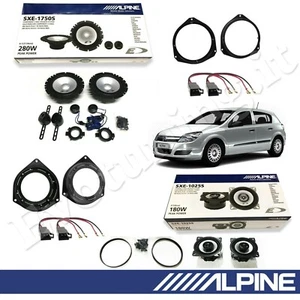Set 6 Arcas Altavoces Alpine Delantera y Trasera para Opel Astra H 2004>11 - Imagen 1 de 10