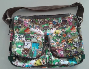 1 X TOKIDOKI Shoulder / Crossbody Bag / TOTE - Save the planet environment print - Picture 1 of 6
