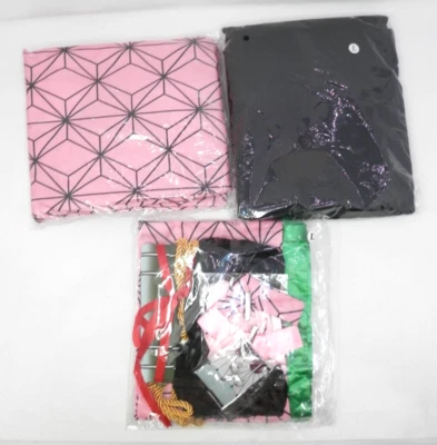 Demon Slayer Kimetsu No Yaiba Anime Nezuko Kamado Costume Cosplay Adult LARGE - Image 1 of 4