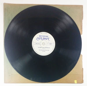 Ted Heath Bernies Tune Stomp and Whistle Record 10in Vintage London Promo - Imagen 1 de 3