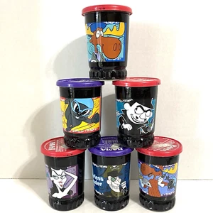 BAMA JELLY GLASSES THE ADVENTURES OF ROCKY AND BULLWINKLE - Picture 1 of 18
