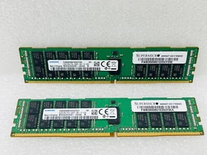 X2 Samsung 32GB 2Rx4 PC4-2400T M393A4K40CB1-CRC0Q Server RAM / USED - FREE SHIPP - Picture 1 of 10