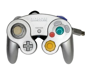 Original Nintendo GameCube Controller DOL-003 Silber Platin getestet & funktionsfähig - Bild 1 von 8