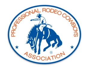 Autocollant/décalcomanie ovale PRCA Pro Rodéo - Photo 1/1