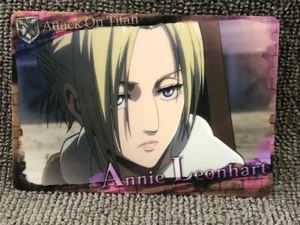 Tarjeta de oblea Attack on Titan Annie Leonhart No. Colección 09 Personajes Juguete 2014 - Imagen 1 de 12