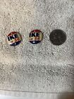 2 Dwight D. Eisenhower IKE in 1956 campaign pin pinback buttons president