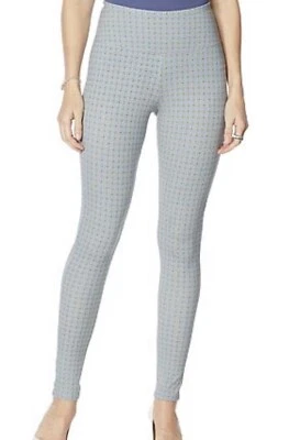 DG2 Diane Gilman Slim Sleek Legging Pull On Skinny Blue Chambray XS $60 - Image 1 of 4