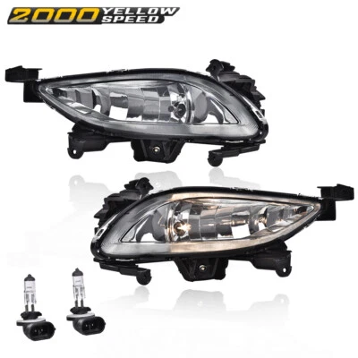 Fit For 11-13 Hyundai Sonata Front Bumper Fog Driving Lights Smoked Lamp 1Pair - Изображение 1 из 4