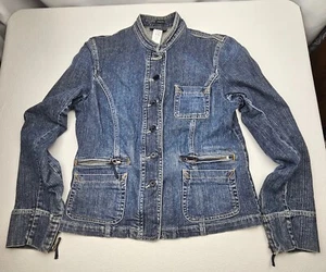 Jones New York Sport Premium Denim Vintage Jean Jacket Women's Petite Small - Picture 1 of 10