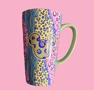 Taza alta Mickey de neón de los parques de Disney RARA - Imagen 1 de 5