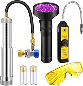 A/C Oil and Dye Injector Leak Detector Kit with Adjustable Coupler, Oil Checkers - Picture 1 of 6