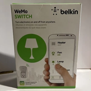 Belkin WeMo Switch WiFi Home Remote Automation Light - NIB Free Shipping A2 New - Picture 1 of 2