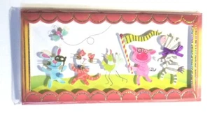 Dancing Animals General Greeting Card Any Occasion Anyone Positive & Fun 3-D - Picture 1 of 3