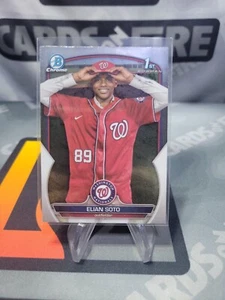 2023 Bowman Chrom #BCP-177 Elian Soto 1. Bowman Chrom Washington Nationals - Bild 1 von 2