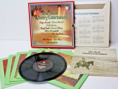 Readers Digest: The Great Country Entertainers 7-Record LP Set w Case Foto 1 de 4
