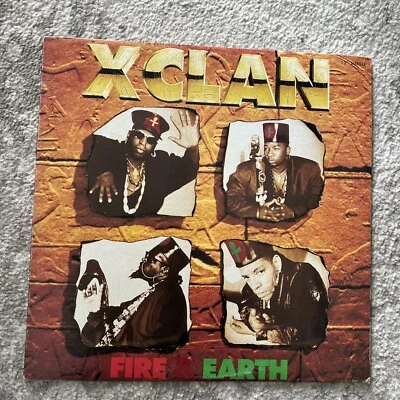 XCLAN - Fire & Earth 12" Single 1991 #865-0831 Vinyl Record Foto 1 de 3