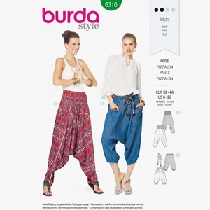 ChicStitch Harem Pants Pattern - Misses' Sizes 6-20 - Picture 1 of 7