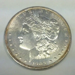 Dólar de plata Morgan 1903 Bu. REBAJADO 26/03/25 (2435) - Imagen 1 de 2