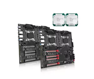 X99 D8 MAX LGA2011-3 Motherboard Intel Xeon E5 2680 v4 28c/56t 2.4GHz worktion - Picture 1 of 5