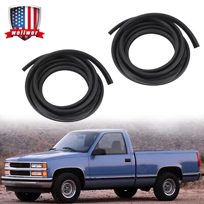 Front Left & Right Door Seal Weatherstrip for 88-00 Chevy GMC C1500 C2500 C3500 - Image 1 of 4