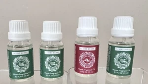 CLAIRE BURKE Home Fragrance Oil 3 FRESH ROYAL FIR 1 CHRISTMAS MEMORIES Lot Of 4 - Picture 1 of 15