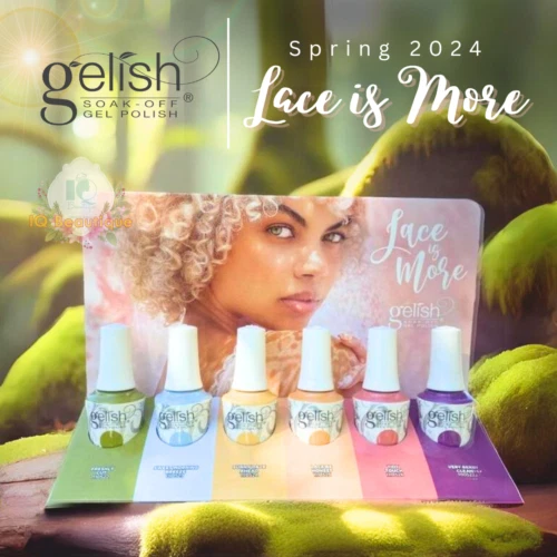 GELISH SPRING 2024 Lace Is More Collection 6 шт. гель-лак + дисплей - Изображение 1 из 1