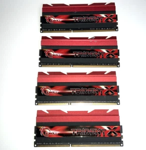 G.Skill TridentX 16 GB (4x4GB) F3-2400C10D-8GTX DDR3-2400 PC3-19200 - Bild 1 von 11