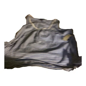 Chaps 2x Womans summerPj Set blue and white stripe Shorts And Sleeveless top New - Picture 1 of 4