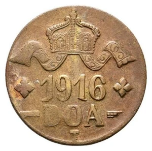 MGS DEUTSCH-OSTAFRIKA 20 Heller 1916 T RR! In dieser Erhaltung Prägefrisch - Bild 1 von 3
