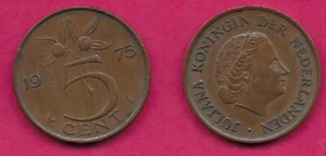 NIEDERLANDE KÖNIGREICH 1975 XF KÖNIGIN JULIANA RECHTS, BEZEICHNUNG, TEILT DATUM - Bild 1 von 1