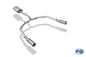 Sistema completo de escape deportivo Fox Duplex para Renault Twingo C06 1,2 l - Imagen 1 de 5