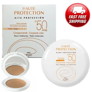 AVENE HIGH PROTECTION TINTED COMPACT SPF 50 SAND SABLE  BEIGE - 10g  Exp 10/2026 - Picture 1 of 3