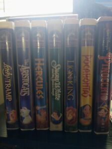 Walt Disney Masterpiece Collection VHS Tapes Lot of 7 tapes. $200 for all 7
