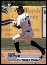 2006 Choice West Michigan Whitecaps Will Rhymes #17