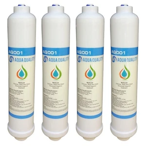 Aqua Quality Under Sink Drinking Water Filter Cartridges With 1/4" PF- 4 Pack - Picture 1 of 9