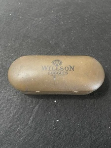 Vintage Willson Safety /driving Goggles With Original Tin Case And Papers - Picture 1 of 6