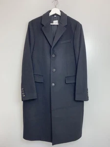 Cappotto BURBERRY altro nero lana Hawkhurst 50 BLK usato - Foto 1 di 6