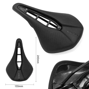 EC90 Design PU Soft Rennrad Sitz Fahrrad Sattel Kissen MTB Rennrad schwarz - Bild 1 von 9