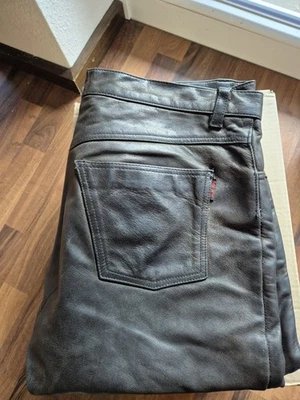 Lederhose Herren Von Maddox Gr.48  Echtes Leder Guter Gebrauchter Zustand - Bild 1 von 4