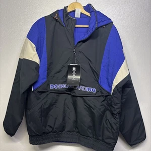 DC Transition Wende Schneejacke Herren Medium schwarz lila weiß Anorak #5B3C - Bild 1 von 4