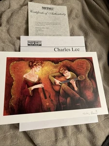 Charles Lee Seriolitografia Stampa artistica con COA Viola Chitarra Serenata - Foto 1 di 6