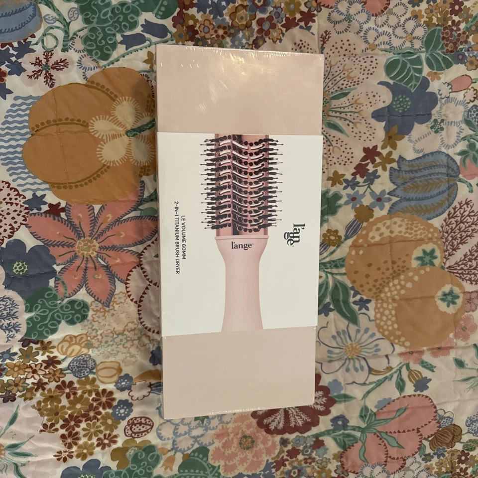 L'Ange le Volume 60mm 2-in-1 Volumizing Brush Dryer Pink - Image 1 of 1